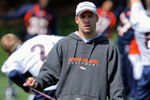 ENGLEWOOD, CO - MAY 03:  Head coach Josh McDaniels of the Denver Broncos oversees practice during minicamp at the Broncos training facility on May 3, 2009 in Englewood, Colorado.  (Photo by Doug Pensinger/Getty Images)