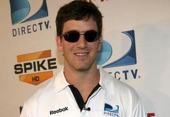 ST. PETERSBURG, FL - JANUARY 31: Eli Manning of the New York Giants attends DIRECTV's 3rd Annual Celebrity Beach Bowl at Progress Energy Park, Home of Al Lang Field on January 31, 2009 in St. Petersburg, Florida.  (Photo by Alexander Tamargo/Getty Images for DirectTV)