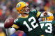 GREEN BAY, WI - NOVEMBER 30: Aaron Rodgers #12 of the Green Bay Packers throws a pass against the Carolina Panthers at Lambeau Field on November 30, 2008 in Green Bay, Wisconsin. (Photo by Jonathan Daniel/Getty Images)