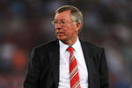 ROME - MAY 27:  Sir Alex Ferguson manager of Manchester United looks dejected after Barcelona won the UEFA Champions League Final match between Barcelona and Manchester United at the Stadio Olimpico on May 27, 2009 in Rome, Italy. Barcelona won 2-0.  (Photo by Shaun Botterill/Getty Images)