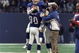 13 Dec 1998: Quarterback Kent Graham #10 of the New York Giants celebrates during the game against the Denver Broncos at Giants Stadium in East Rutherford, New Jersey. The Giants defeated the Broncos 21-16.