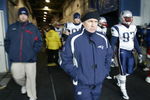 ORCHARD PARK, NY - DECEMBER 28:  Head coach Bill Belichick of the New England Patriots walks toward the field before the game against the Buffalo Bills on December 28, 2008 at Ralph Wilson Stadium in Orchard Park, New York. (Photo by Rick Stewart/Getty Images)