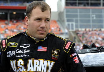 CONCORD, NC - MAY 25:  Ryan Newman, driver of the #39 U.S.Army Chevrolet, stands on pit road before the start of  the NASCAR Sprint Cup Series Coca-Cola 600 on May 25, 2009 at Lowe's Motor Speedway in Concord, North Carolina.  (Photo by John Harrelson/Getty Images)