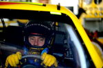 DOVER, DE - MAY 30:  Kyle Busch sits in the #18 M&M's Toyota, during practice for the NASCAR Sprint Cup Series Autism Speaks 400 at Dover International Speedway on May 30, 2009 in Dover, Delaware.  (Photo by Jeff Zelevansky/Getty Images for NASCAR)