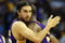 DENVER - MAY 29:  Sasha Vujacic #18 of the Los Angeles Lakers hugs teammate Kobe Bryant #24 in the fourth quarter against the Denver Nuggets in Game Six of the Western Conference Finals during the 2009 NBA Playoffs at Pepsi Center on May 29, 2009 in Denver, Colorado. NOTE TO USER: User expressly acknowledges and agrees that, by downloading and or using this photograph, User is consenting to the terms and conditions of the Getty Images License Agreement.  (Photo by Jed Jacobsohn/Getty Images)