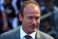 BIRMINGHAM, ENGLAND - MAY 24: Newcastle United manager Alan Shearer looks on before the Barclays Premier League match between Aston Villa and Newcastle United at Villa Park on May 24, 2009 in Birmingham, England. (Photo by Michael Steele/Getty Images)