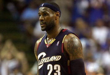 ORLANDO, FL - MAY 30: LeBron James #23 of the Cleveland Cavaliers walks to the bench for a timeout against the Orlando Magic in Game Six of the Eastern Conference Finals during the 2009 Playoffs at Amway Arena on May 30, 2009 in Orlando, Florida. NOTE TO USER: User expressly acknowledges and agrees that, by downloading and or using this photograph, User is consenting to the terms and conditions of the Getty Images License Agreement  (Photo by Elsa/Getty Images)