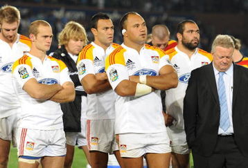 PRETORIA, SOUTH AFRICA - MAY 30: A dejected Chiefs after the Super 14 final match between Vodacom Bulls and Chiefs at Loftus Versfeld Stadium on May 30, 2009 in Pretoria, South Africa. (Photo by Lefty Shivambu/Gallo Images/Getty Images)