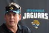 JACKSONVILLE, FL - MAY 1:  Coach Jack Del Rio of the Jacksonville Jaguars talks to the media May 1, 2009 at a team minicamp near Jacksonville Municipal Stadium in Jacksonville, Florida.  (Photo by Al Messerschmidt/Getty Images)