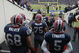 ORCHARD PARK, NY - DECEMBER 28: Langston Walker #68, Duke Preston #75 and Trent Edwards #5 of the Buffalo Bills wait to walk on the field before the game against the New England Patriots on December 28, 2008 at Ralph Wilson Stadium in Orchard Park, New York. (Photo by Rick Stewart/Getty Images)