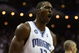 ORLANDO, FL - MAY 30:  Dwight Howard #12 of the Orlando Magic reacts after a play late in the game against the Cleveland Cavaliers in Game Six of the Eastern Conference Finals during the 2009 Playoffs at Amway Arena on May 30, 2009 in Orlando, Florida. NOTE TO USER: User expressly acknowledges and agrees that, by downloading and or using this photograph, User is consenting to the terms and conditions of the Getty Images License Agreement  (Photo by Elsa/Getty Images)