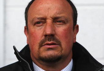 WEST BROMWICH, UNITED KINGDOM - MAY 17:   Liverpool Manager Rafael Benitez  looks on prior to the start of the Barclays Premier League match between West Bromwich Albion and Liverpool at The Hawthorns on May 17, 2009 in West Bromwich, England. (Photo by Mark Thompson/Getty Images)