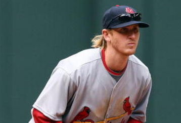 PHOENIX - APRIL 15:  Infielder Khalil Greene #3 of the St. Louis Cardinals in action during the game against the Arizona Diamondbacks at Chase Field on April 15, 2009 in Phoenix, Arizona. The Cardinals defeated the Diamondbacks 12-7.  (Photo by Christian Petersen/Getty Images)