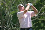 FT. WORTH, TX - MAY 30: Steve Stricker hits his tee shot on the 4th hole during the third round of the Crowne Plaza Invitational at Colonial Country Club on May 30, 2009 in Ft. Worth, Texas. (Photo by Hunter Martin/Getty Images)
