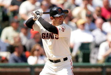 SAN FRANCISCO - MAY 13:  Rich Aurilia #35 of the San Francisco Giants bats against the Washington Nationals at AT&T Park on May 13, 2009 in San Francisco, California.  (Photo by Ezra Shaw/Getty Images)
