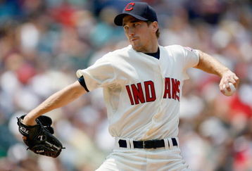 CLEVELAND - JULY 27:  Jeremy Sowers #45 of the Cleveland Indians pitches during the game against the Minnesota Twins at Progressive Field on July 27, 2008 in Cleveland, Ohio.  (Photo by: Gregory Shamus/Getty Images)
