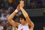 BEIJING - AUGUST 24:  Ricky Rubio #6 of Spain reacts after the United States won 118-107 in the gold medal game during Day 16 of the Beijing 2008 Olympic Games at the Beijing Olympic Basketball Gymnasium on August 24, 2008 in Beijing, China.  (Photo by Phil Walter/Getty Images)