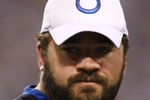 MINNEAPOLIS - SEPTEMBER 14:  Jeff Saturday of the Indianapolis Colts looks on from the sideline during the game against the Minnesota Vikings at the Metrodome on September 14, 2008 in Minneapolis, Minnesota. The Colts defeated the Vikings 18-15.  (Photo by Jeff Gross/Getty Images)
