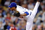 LOS ANGELES, CA - MAY 23:  Pitcher Ronlad Belisario #54 of the Los Angeles Dodgers throws against the Los Angeles Angels of Anaheim during the baseball game at Dodger Stadium on May 23, 2009 in Los Angeles, California.  (Photo by Kevork Djansezian/Getty Images)