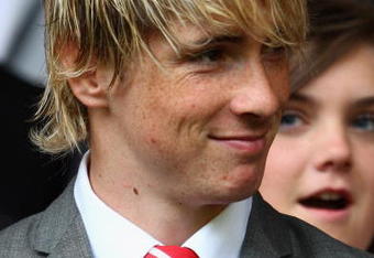 LIVERPOOL, UNITED KINGDOM - MAY 03:  Fernando Torres of Liverpool looks on from the stands during the Barclays Premier League match between Liverpool and Newcastle United at Anfield on May 3, 2009 in Liverpool, England. (Photo by Clive Brunskill/Getty Images)