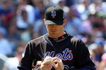 NEW YORK - MAY 13:  J.J. Putz #22 of the New York Mets looks on against the Atlanta Braves on May 13, 2009 at Citi Field in the Flushing neighborhood of the Queens borough of New York City. The Braves defeated the Mets 8-7 in twelve innings.  (Photo by Jim McIsaac/Getty Images)