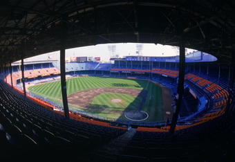 DETROIT- SEPTEMBER 27:  A general view of Tiger Stadium prior to the final baseball game played at the 87 year old Tiger Stadium as the Detroit Tigets host the Kansas City Royals on September 27, 1999 in Detroit, Michigan.  There was 6,873 games played at the corner of Michigan and Trumbul streets. The Tigers won the game 8-2.   (Photo by Ezra Shaw/Gettyimages)