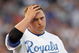 KANSAS CITY - MAY 14:  Billy Butler #16 of the Kansas City Royals reacts after striking out during the game between the Baltimore Orioles on May 14, 2009 at Kauffman Stadium in Kansas City, Missouri. (Photo by: Jamie Squire/Getty Images)