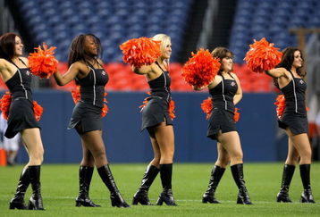 DENVER - MAY 30:  The Denver Outlaws cheerleaders perform during a break in the action against the Washington Bayhawks during Major League Lacrosse action at INVESCO Field at Mile High on May 30, 2009 in Denver, Colorado. The Outlaws defeated the Bayhawks 20-16.  (Photo by Doug Pensinger/Getty Images)