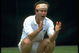 30 JUN 1991: JOHN MCENROE OF THE UNITED STATES ARGUES WITH THE UMPIRE OVER A CALL OF OUT DURING THE 1991 WIMBLEDON CHAMPIONSHIPS.