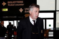 MILAN, ITALY - DECEMBER 29:  AC Milan's coach Carlo Ancelotti is seen at Malpensa Airport before the departure for AC Milan Training Camp in Dubai on December 29, 2008 in Milan, Italy.  (Photo by Vittorio Zunino Celotto/Getty Images)