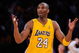 LOS ANGELES, CA - MAY 27:  Kobe Bryant #24 of the Los Angeles Lakers looks on against the Denver Nuggets in Game Five of the Western Conference Finals during the 2009 NBA Playoffs at Staples Center on May 27, 2009 in Los Angeles, California. NOTE TO USER: User expressly acknowledges and agrees that, by downloading and or using this photograph, User is consenting to the terms and conditions of the Getty Images License Agreement.  (Photo by Kevork Djansezian/Getty Images)