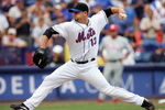 NEW YORK - JULY 24:  Billy Wagner #13 of the New York Mets pitches against the Philadelphia Phillies on July 24, 2008 at Shea Stadium in the Flushing neighborhood of the Queens borough of New York City. The Mets defeated the Phillies 3-1.  (Photo by Jim McIsaac/Getty Images)