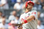 NEW YORK - MAY 24:  Raul Ibanez #29 of the Philadelphia Phillies at bat against the New York Yankees on May 24, 2009 at Yankee Stadium in the Bronx borough of New York City.  (Photo by Nick Laham/Getty Images)