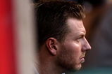 ANAHEIM, CA - MAY 6:  Pitcher Roy Halladay #32 of the Toronto Blue Jays waits to take the mound against the Los Angeles Angels of Anaheim at Angel Stadium May 6, 2009 in Anaheim, California.  (Photo by Stephen Dunn/Getty Images)