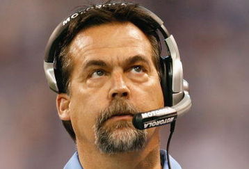 INDIANAPOLIS - DECEMBER 28:  Head caoch Jeff Fisher of the Tennessee Titans looks on from the sidelines during the game against the Indianapolis Colts on December 28, 2008 at Lucas Oil Stadium in Indianapolis, Indiana. (Photo by: Jamie Squire/Getty Images)
