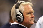 IRVING, TX - DECEMBER 20:  Head Coach Wade Phillips of the Dallas Cowboys looks on from the side line during their NFL game against the Baltimore Ravens at Texas Stadium on December 20, 2008 in Irving, Texas. The Ravens defeated the Cowboys 33-24. (Photo by Ronald Martinez/Getty Images)