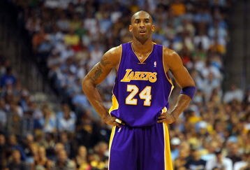 DENVER - MAY 29:  Kobe Bryant #24 of the Los Angeles Lakers looks on in the second half against the Denver Nuggets in Game Six of the Western Conference Finals during the 2009 NBA Playoffs at Pepsi Center on May 29, 2009 in Denver, Colorado. NOTE TO USER: User expressly acknowledges and agrees that, by downloading and or using this photograph, User is consenting to the terms and conditions of the Getty Images License Agreement.  (Photo by Doug Pensinger/Getty Images)