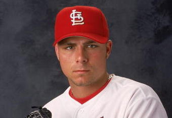 29 Feb 2000: Pitcher Rick Ankiel #66 of the St. Louis Cardinals poses for a studio portrait during Spring Training Photo Day in Jupiter, Florida. Mandatory Credit: Matthew Stockman  /Allsport