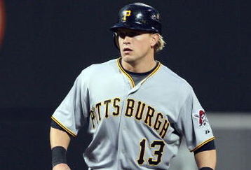 NEW YORK - MAY 08:  Nate McLouth #13 of the Pittsburgh Pirates leads off second base against the New York Mets on May 8, 2009 at Citi Field in the Flushing neighborhood of the Queens borough of New York City. The Mets defeated the Pirates 7-3.  (Photo by Jim McIsaac/Getty Images)