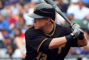 NEW YORK - MAY 09:  Nate McLouth #13 of the Pittsburgh Pirates bats against the New York Mets on May 9, 2009 at Citi Field in the Flushing neighborhood of the Queens borough of New York City. The Mets defeated the Pirates 10-1.  (Photo by Jim McIsaac/Getty Images)