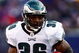EAST RUTHERFORD, NJ - JANUARY 11:  Brian Westbrook #36 of the Philadelphia Eagles runs the ball against the New York Giants during the NFC Divisional Playoff Game on January 11, 2009 at Giants Stadium in East Rutherford, New Jersey.  (Photo by Chris McGrath/Getty Images)