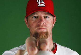 JUPITER, FL - FEBRUARY 20:  Pitcher Ryan Franklin #31 of the St. Louis Cardinals poses during photo day at Roger Dean Stadium on February 20, 2009 in Jupiter, Florida.  (Photo by Doug Benc/Getty Images)