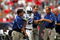 HOUSTON - OCTOBER 23:  Defensive back Bob Sanders #21 of the Indianapolis Colts leaves the field after an injury during play against the Houston Texans on October 23, 2005 at Reliant Stadium in Houston, Texas. The Colts defeated the Texans 38-20.  (Photo by Ronald Martinez/Getty Images) 