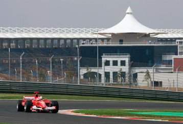 ISTANBUL, TURKEY - AUGUST 19:  Michael Schumacher of Germany and Ferrari in action during practice for the Formula One Turkish Grand Prix at Istanbul Park on August 19, 2005 in Istanbul, Turkey.  (Photo by Clive Mason/Getty Images)