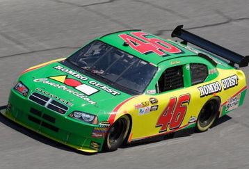 DAYTONA BEACH, FL - FEBRUARY 07:  Carl Long driver of the #46 Romeo Guest Construction Dodge, Drives during practice for the NASCAR Sprint Cup Series Daytona 500 at Daytona International Speedway on February 7, 2009 in Daytona Beach, Florida.  (Photo by John Harrelson/Getty Images for NASCAR)