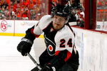 PHILADELPHIA - MAY 15:  Sami Kapanen #24 of the Philadelphia Flyers plays against the Pittsburgh Penguins during game four of the Eastern Conference Finals of the 2008 NHL Stanley Cup Playoffs at Wachovia Center on May 15, 2008 in Philadelphia, Pennsylvania. The Flyers won the game 4-2 and trial the series 3-1.  (Photo by Jim McIsaac/Getty Images)