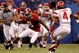 NEW ORLEANS - JANUARY 02:  Wide receiver Julio Jones #8 of the Alabama Crimson Tide looks to make a move on Sean Smith #4 of the Utah Utes after making a catch in the second quarter during the 75th Allstate Sugar Bowl at the Louisiana Superdome on January 2, 2009 in New Orleans, Louisiana.  (Photo by Chris Graythen/Getty Images)
