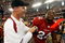 GLENDALE, AZ - JANUARY 18:  (L-R) Head coach Ken Whisenhunt of the Arizona Cardinals celebrates with safety Adrian Wilson #24 after winning the NFC championship game against the Philadelphia Eagles on January 18, 2009 at University of Phoenix Stadium in Glendale, Arizona. The Cardinals defeated the Eagles 32-25 to advance to the Super Bowl.  (Photo by Jamie Squire/Getty Images)