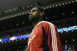ORLANDO, FL - MAY 30: LeBron James #23 of the Cleveland Cavaliers looks on during introductions against the Orlando Magic in Game Six of the Eastern Conference Finals during the 2009 Playoffs at Amway Arena on May 30, 2009 in Orlando, Florida. NOTE TO USER: User expressly acknowledges and agrees that, by downloading and or using this photograph, User is consenting to the terms and conditions of the Getty Images License Agreement  (Photo by Elsa/Getty Images)