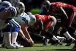 IRVING, TX - OCTOBER 26:  Long snapper Louis-Philippe Ladouceur #91 of the Dallas Cowboys during play against the Tampa Bay Buccaneers at Texas Stadium on October 26, 2008 in Irving, Texas.  (Photo by Ronald Martinez/Getty Images)